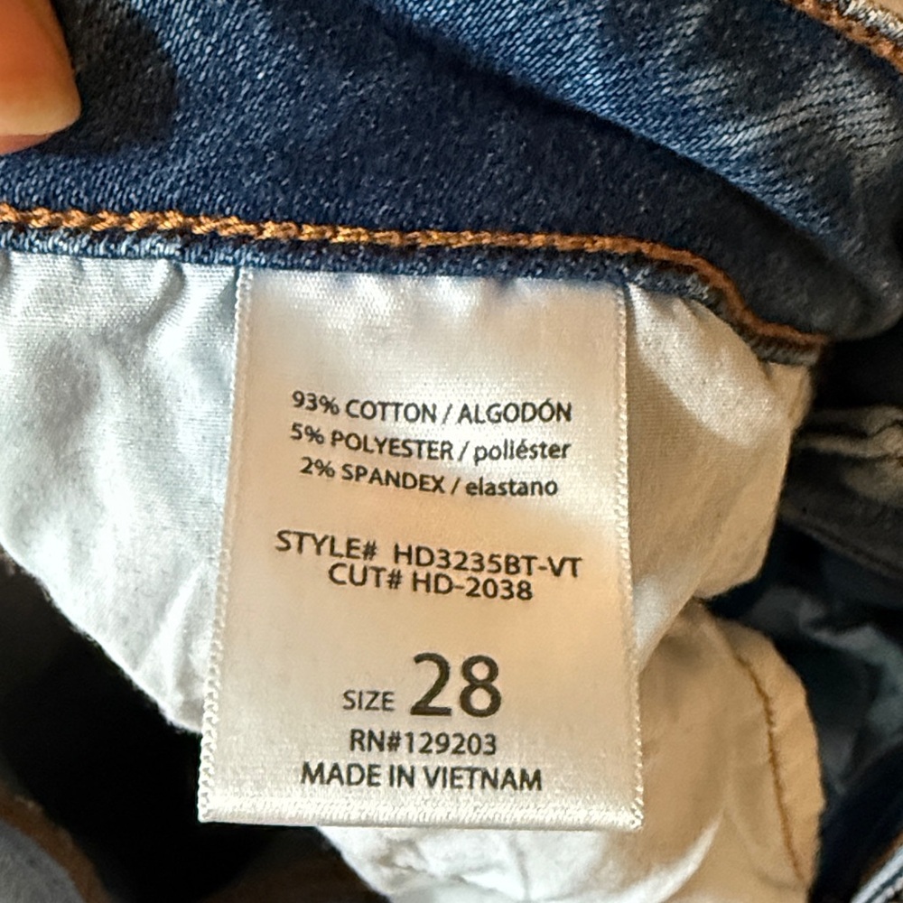 Stylish Light Blue Flare Jeans - Picture 4 of 4